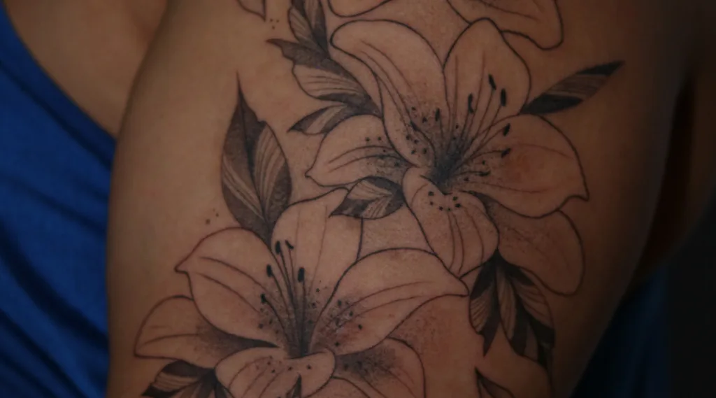 Tatuaje flores 
